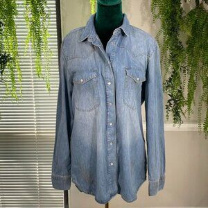 One Teaspoon | Oil Stained Cowboy Western Shirt